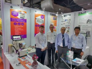 Ali Deuchars and the Pi-Process team at ChemExpo India